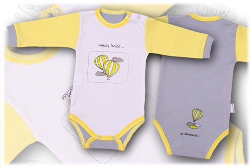 Body długi rękaw "BALONIK" zielony Terjan