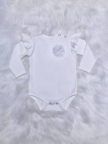 Rozalia Bambarillo Body z długim rękawem ecru