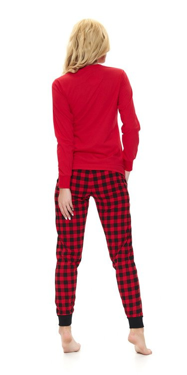 9748 Piżama Damska Doctor Nap - red