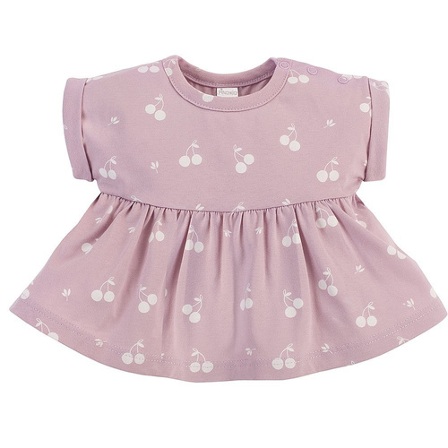 Sweet Cherry Pinokio Tunika z krótkim rękawem - różowy druk 