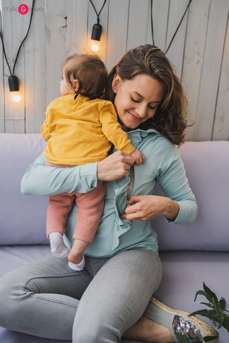 Milky Waves Milk&Love Bluzka do karmienia czarny