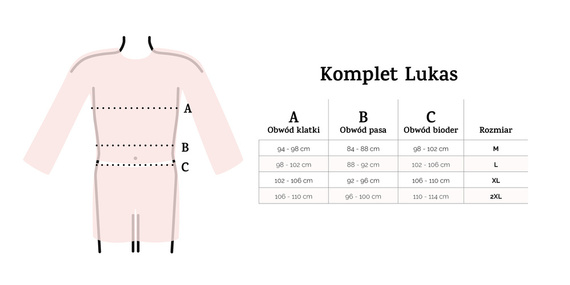 Lukas Piżama Męska Satyna - czerwony