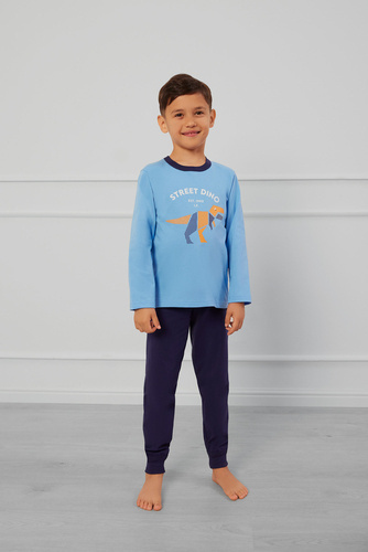 Rex Italian Fashion Piżama dla chłopca - niebieski/granatowy