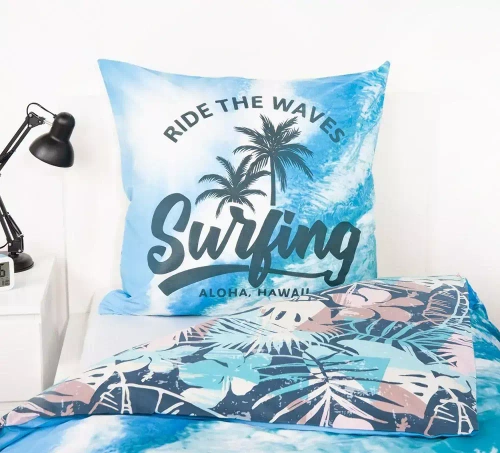 Surfer Hawaje Herding Pościel dziecięca bawełniana