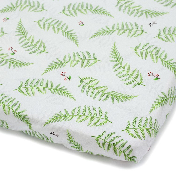 Prześcieradło z gumką Vintage Flowers- Makaszka