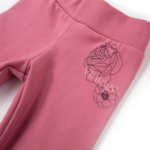 Roses Eevi Legginsy bawełniane - róż