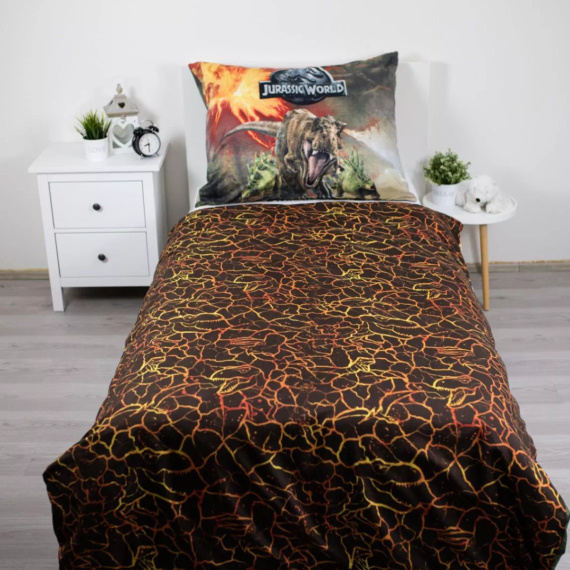 Pościel 140x200 Dinozaury Park Jurajski Wulkan 70x90 Jerry Fabrics