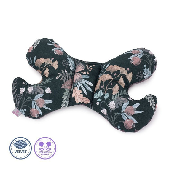Poduszka Motylek Woodland Velvet - Makaszka