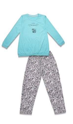 Lama G-238 PY, G-573 PY Piżama dla dziewczynki - turkusowy