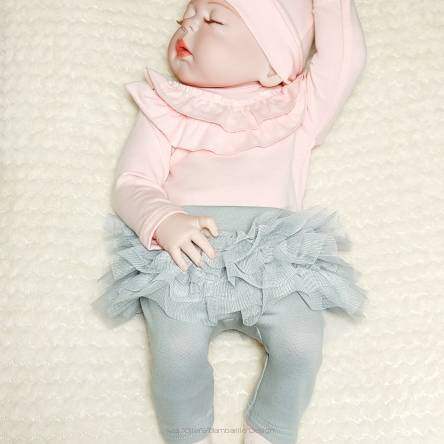 Emily Bambarillo Spodnie niemowlęce szary