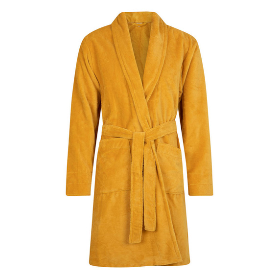 Matilde Szlafrok damski ByShelly - musztardowy