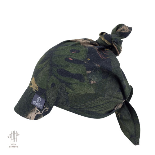 Chustka z daszkiem 100% Bamboo Tropical Vibes - Makaszka