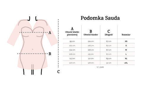 Sauda Podomka Szlafrok Damski Dkaren - ecru
