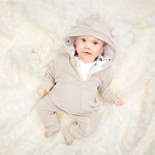 141293 Nicol Pajacyk welurowy z podszewką