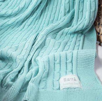 Kocyk bambusowy Eevi- miętowy