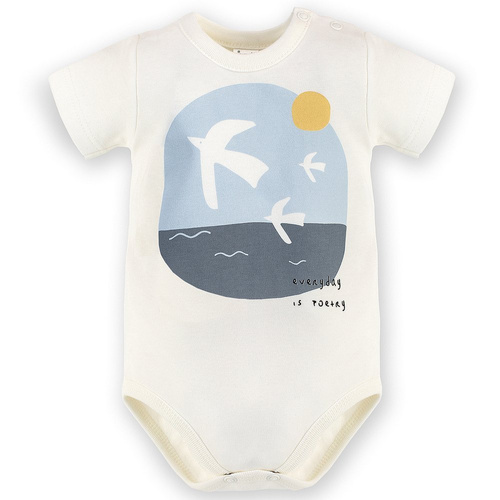 Summer Time Pinokio Body z krótkim rękawem- niebieski