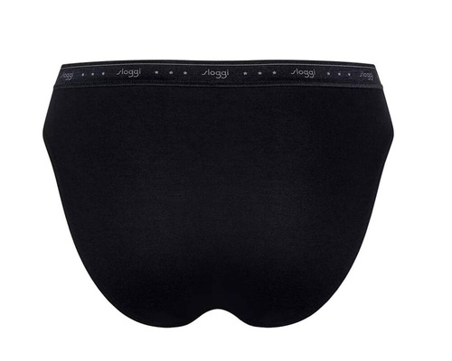 24/7 100 Tai 10198073 Figi Damskie Sloggi - black