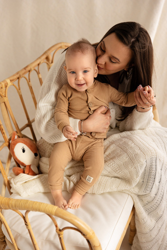 "Natural Harmony" Makoma Spodnie latte