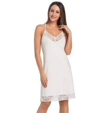 2802 Kolhi koszula nocna na ramiączkach Teyli - ecru