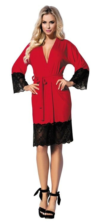 Jasmin Podomka Szlafrok Damski Dkaren - granatowy