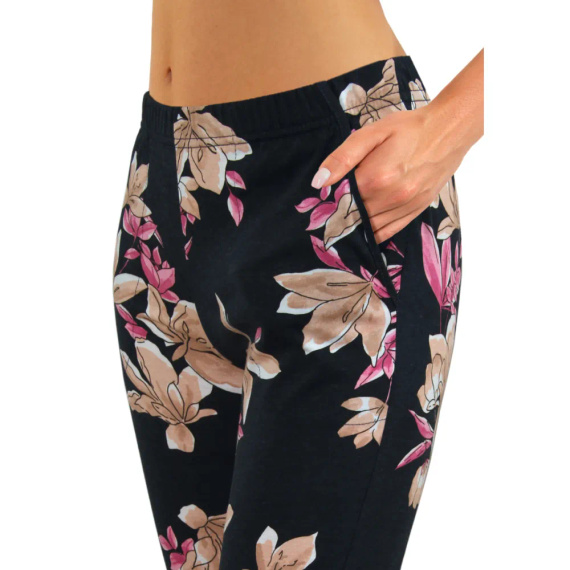 2594/10 Piżama damska Sesto Senso granatowy