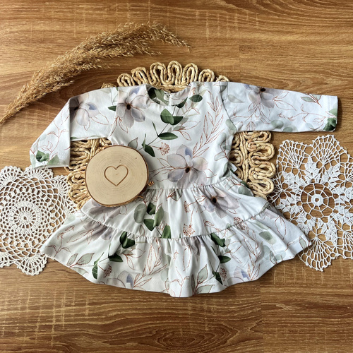 SE019 Mamatti Sukienka z długim rękawem