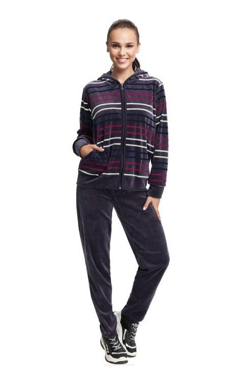 341 Dres Damski Luna śliwkowy