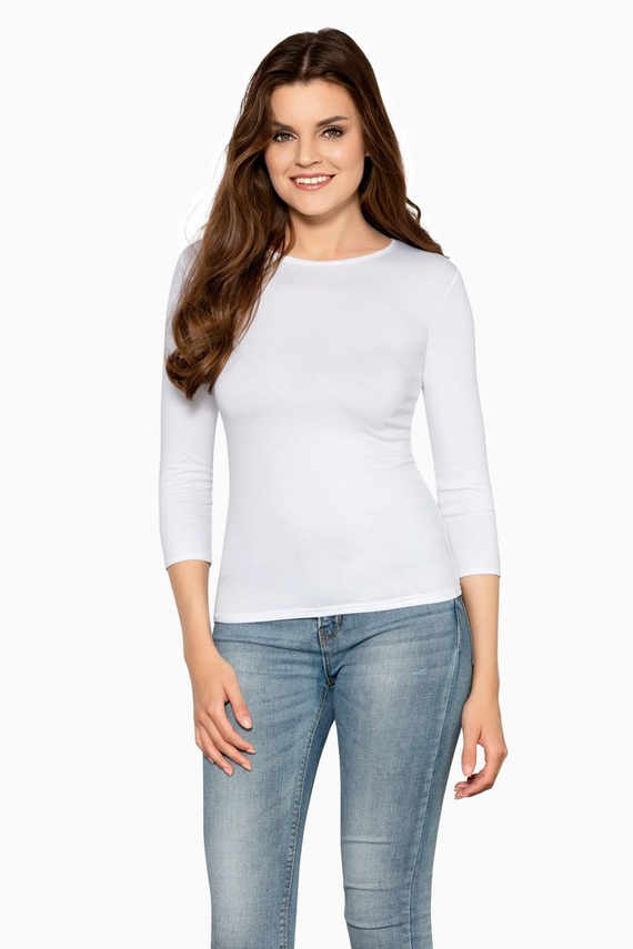 Gwen rękaw 3/4 Bluzka damska Babell - granat