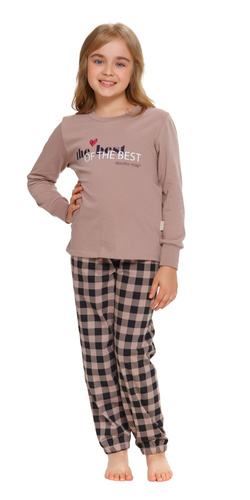 Piżama dziecięca 5218 Unisex Doctor Nap - beige