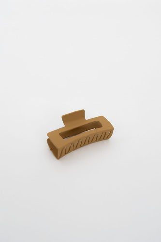 Elegancka klamra do włosów W26 Sensis – 10 cm - camel