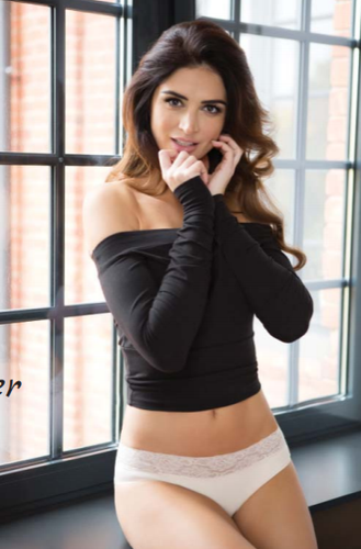 Figi Hipster Panty  - beżowy