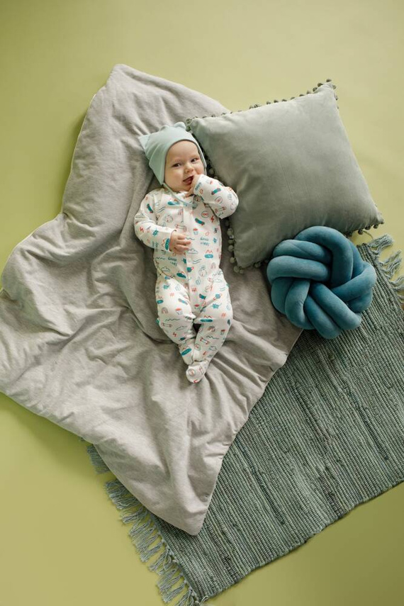 Orange Flip Pinokio Pajac niemowlęcy - ecru