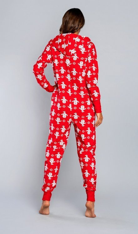 Nana Kombinezon Damski długi Italian Fashion - czerwony