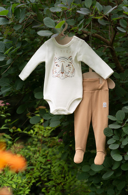Le Tigre Pinokio Body z długim rękawem - ecru