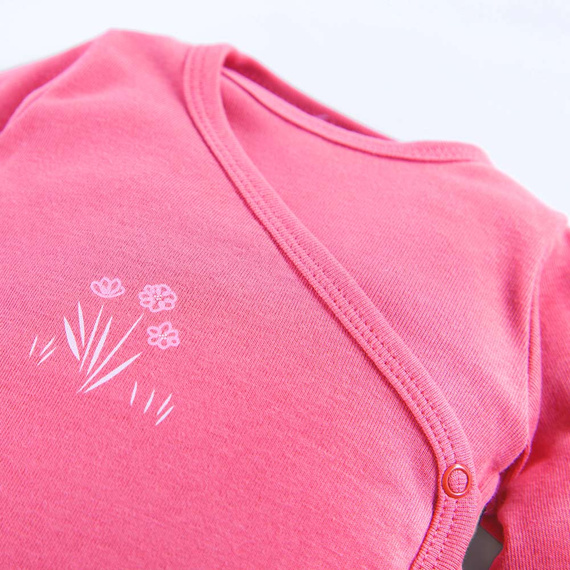 Animals Eevi Body rozpinane - różowy