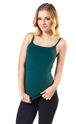 Ibiza Koszula Damska wąskie ramiączka Italian Fashion- pomarańcz