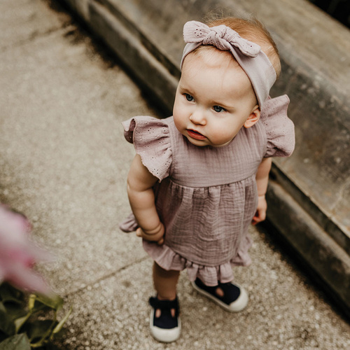 Botanic Eevi Sukienka muślinowa - wrzos 