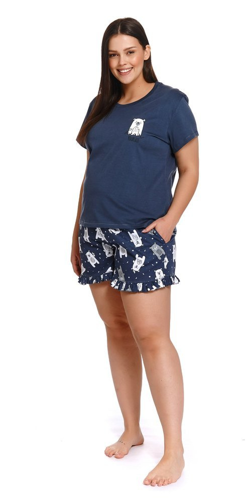 4219 Piżama Damska Doctor Nap - deep blue