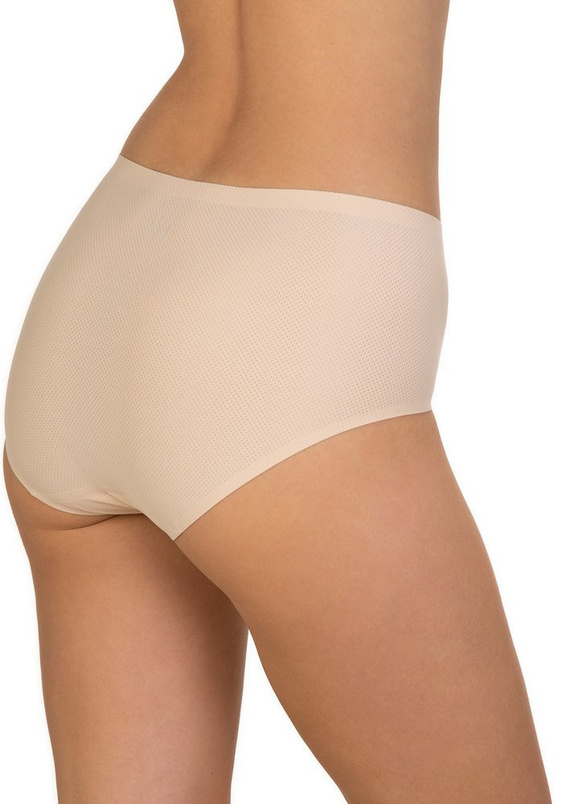 L-POL 5002 MD-06 Figi Damskie Laser Cut Lama beżowy