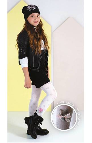 2335 Lilibet Bamboo  Rajstopy Dziewczęce Knittex  ecru