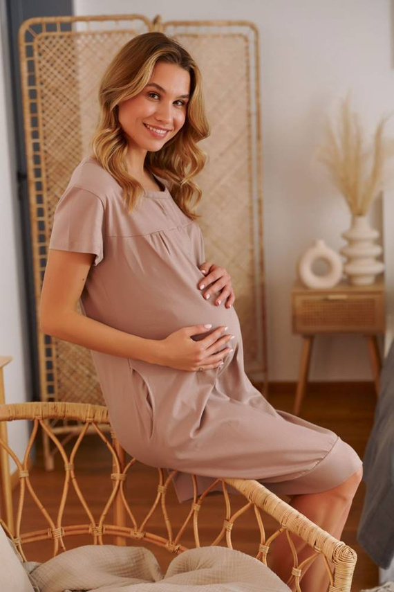 Koszula Nocna 4348 Doctor Nap - beige