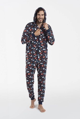 Rojas Kombinezon męski Italian Fashion - druk