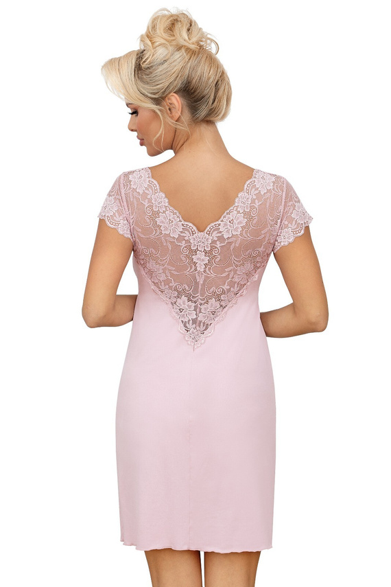 Ismena Koszula nocna Donna - różowy pudrowy