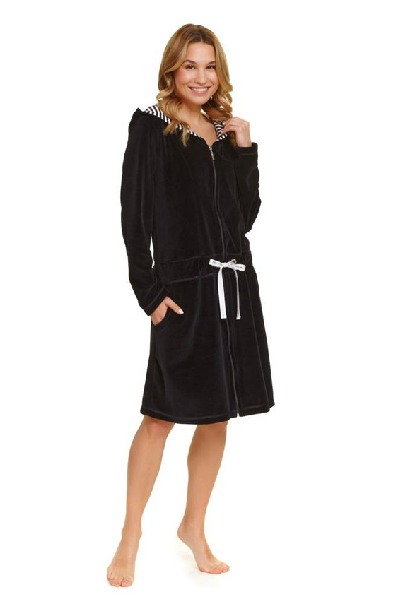 Szlafrok damski Doctor Nap SWO.1008 black