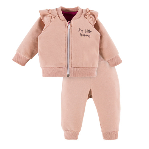 Bloom Eevi Dres dziewczęcy, komplet - beżowy