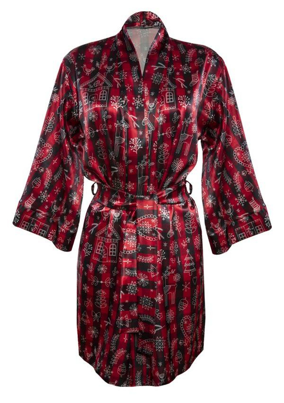 DK-P Christmas Podomka damska DKaren - czerwony 012