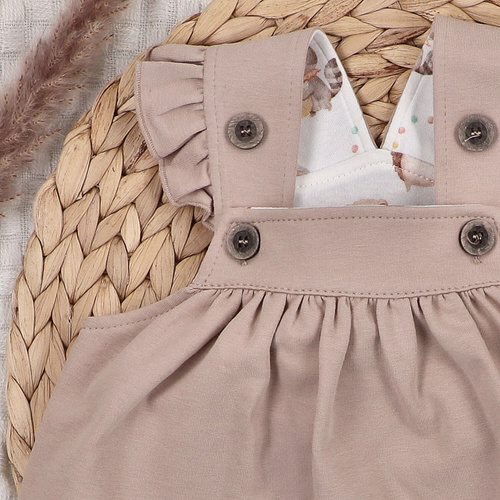 ABN-5593 Circus Sukienka niemowlęca Nini – 100% bawełna organiczna, delikatna i ekologiczna