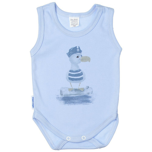 Koala Martex body niemowlęce ramiączkach turkusowy