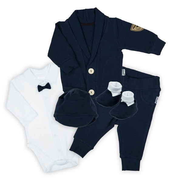 Komplet 5-częściowy nadruk 169406 "Mix" Nicol - granatowy