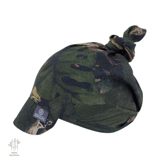 Chustka z daszkiem na gumce 100% Bamboo Fairies - Makaszka